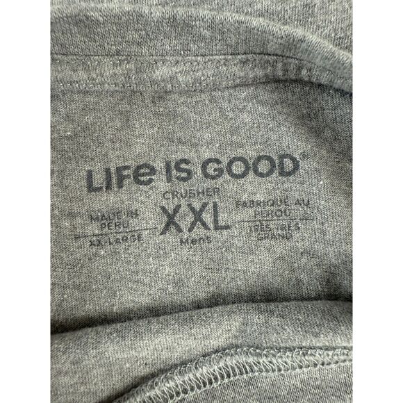 Life Is Good Men's Game Changer Golf Crusher T Shirt Gray Cotton Blend Size XXL - Picture 5 of 11